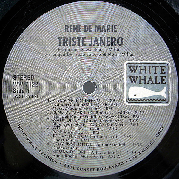 TRISTE JANERO / Meet Triste Janero (LP) / White Whale