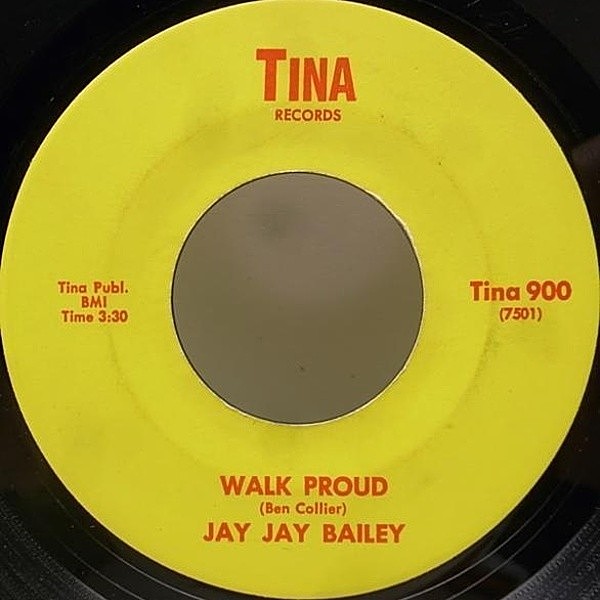 レコードメイン画像：良品!! 7インチ USオリジナル JAY JAY BAILEY Walk Proud / Salute to Black Women (Tina) ドラムブレイク 試聴