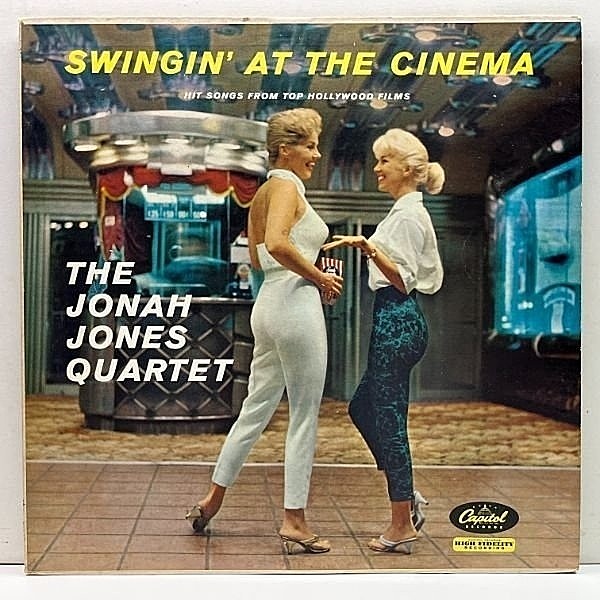 レコードメイン画像：良好盤!! MONO 初版 縦書きLP 左ロゴ USオリジナル JONAH JONES Swingin' At The Cinema ('58 Capitol T 1083) 中間派～スウィング好盤！