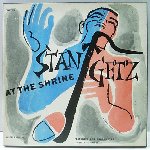 レコードメイン画像：レア 極美品 [2LP BOX] NORGRAN オリジナル STAN GETZ At The Shrine (MG N 2000-2) 冊子・写真集 完品