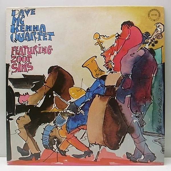 レコードメイン画像：ほぼ美品!! USオリジナル STEREO DAVE McKENNA / ZOOT SIMS Same (Chiaroscuro) ズート・シムズ／デイヴ・マッケンナ