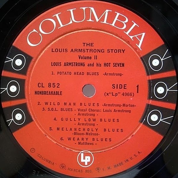 その他 LP Louis Armstrong Story Volume2 CL852 COLUMBIA US Vinyl /00260 LP Louis Armstrong Story Volume2 CL852 COLUMBIA US Vinyl | eBay