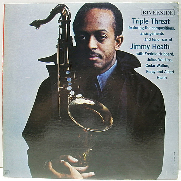 レコードメイン画像：ほぼ美盤!! 初回 青大 深溝 MONO オリジナル JIMMY HEATH Triple Threat ('62 Riverside) FREDDIE HUBBARD, CEDAR WALTON 代表作