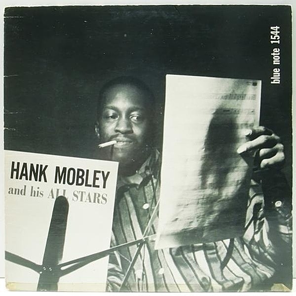 レコードメイン画像：R／INC無し 両面NEWYORK23 オリジナル HANK MOBLEY And His All Stars (Blue Note / BLP 1544) 深溝 手書きRVG P(耳)マーク