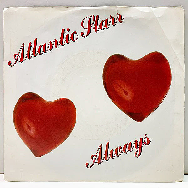 レコードメイン画像：P.S付き 極美盤!! 7インチ USオリジナル ATLANTIC STARR Always ('87 Warner) 45RPM. とろっとろのスウィート・ラヴソング 45's 結婚式定番