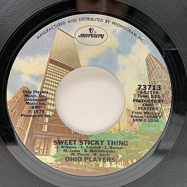 レコードメイン画像：良好!! 7インチ USオリジナル OHIO PLAYERS Sweet Sticky Thing ('75 Mercury) オハイオ・プレイヤーズ／スイート・スティッキー 45RPM.