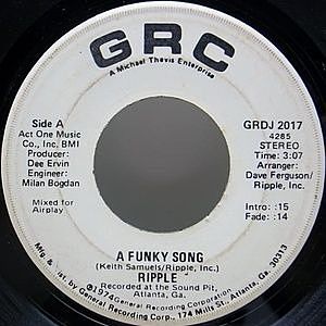 レコード画像：RIPPLE / A Funky Song