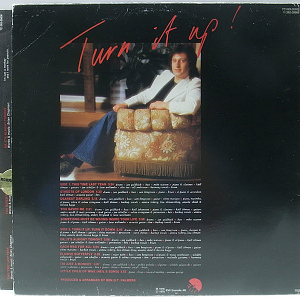 BRIAN CHAPMAN / Turn It Up! (LP) / EMI | WAXPEND RECORDS