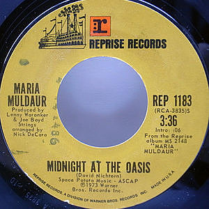 MARIA MULDAUR / Midnight At The Oasis / Any Old Time (7