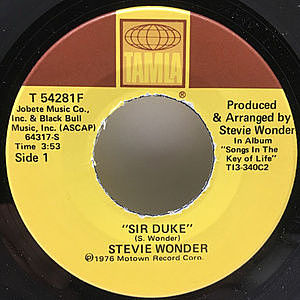 レコード画像：STEVIE WONDER / Sir Duke / He's Misstra Know-It-All