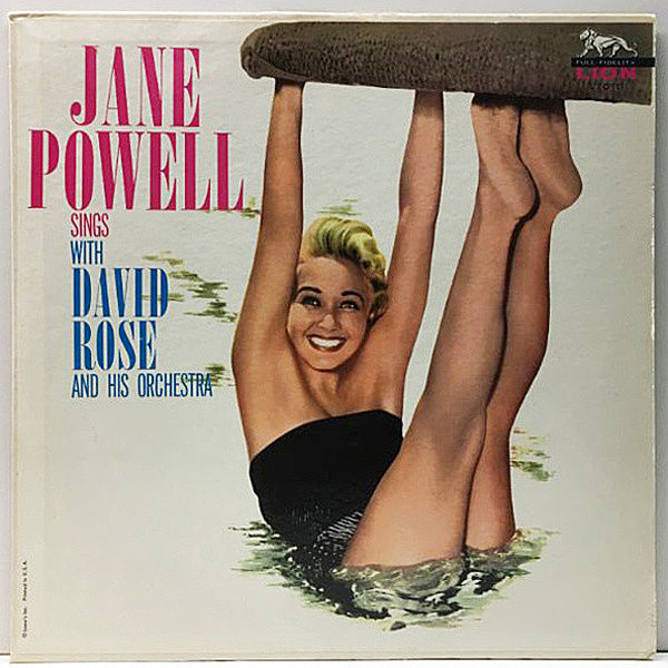 レコードメイン画像：表面とても綺麗!カラー仕様! MONO 深溝 JANE POWELL Sings With David Rose And His Orchestra ('59 Lion) ジェーン・パウエル Lp モノラル
