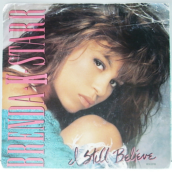 レコードメイン画像：P.S付き 7インチ BRENDA K STARR I Still Believe / All Tied Up ('88 MCA) グッドメロウ 45RPM.