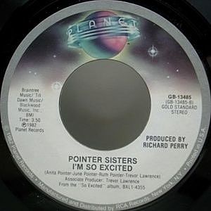 レコード画像：POINTER SISTERS / I'm So Excited