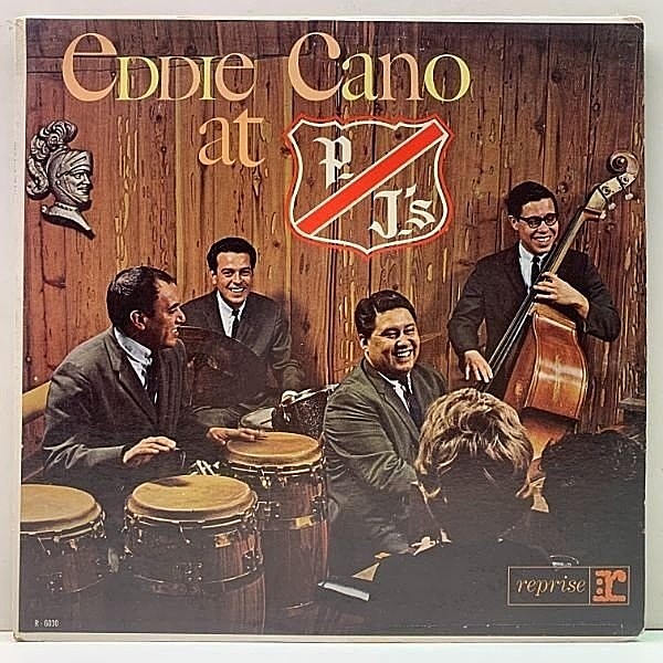 レコードメイン画像：MONO 初版 3色ラベ 深溝 USオリジナル EDDIE CANO At P.J.'s ('61 Reprise) 人気曲 ''Cal's Pals'' 収録！ラテンジャズ好盤