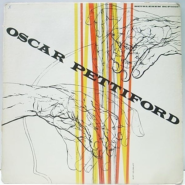 レコードメイン画像：10 FLAT 初回リーフ 深溝 MONO オリジナル OSCAR PETTIFORD Same ('54 Bethlehem) Charles Rouse, Duke Jordan etc