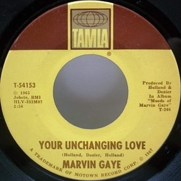 レコードメイン画像：7インチ USオリジ MARVIN GAYE Your Unchanging Love / 初期 R&B