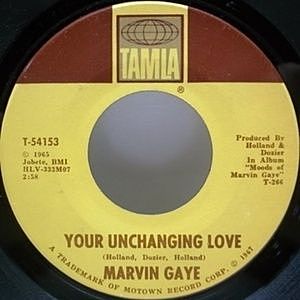 レコード画像：MARVIN GAYE / Your Unchanging Love / I'll Take Care Of You