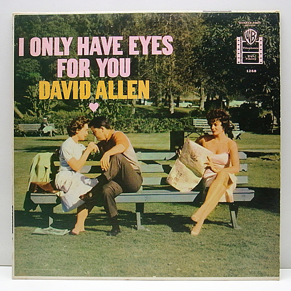 レコードメイン画像：美盤 MONO USオリジナル DAVID ALLEN I Only Have Eyes For You ('59 Warner Bros.) デビット・アレン