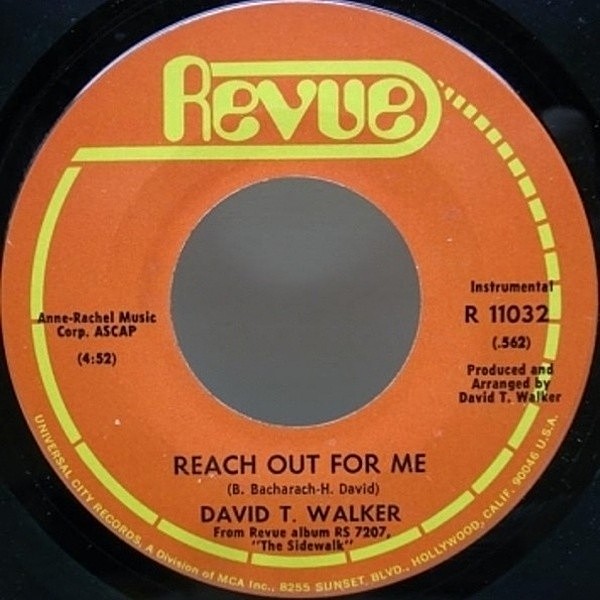 DAVID T. WALKER / The Sidewalk / Reach Out For Me (7