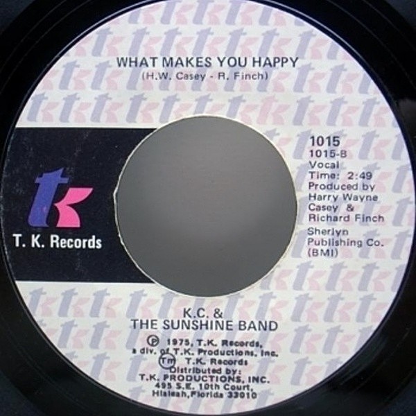 レコードメイン画像：45 嬉しいドラムブレイク!! What Makes You Happy SUNSHINE BAND