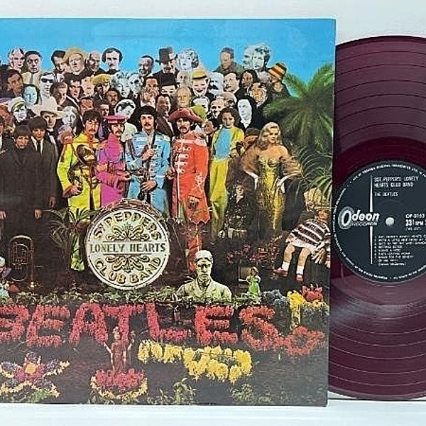 レコードメイン画像：良好!!【初回 OP-8163規格】赤盤 GFペラジャケ THE BEATLES ビートルズ Sgt. Pepper's サージェント・ペパーズ・ロンリー ('67 Odeon) 国内