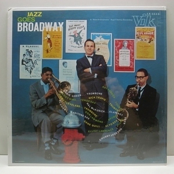 レコードメイン画像：w/shrink美品!! VA Jazz Goes Broadway / AL CORN ZOOT SIMS