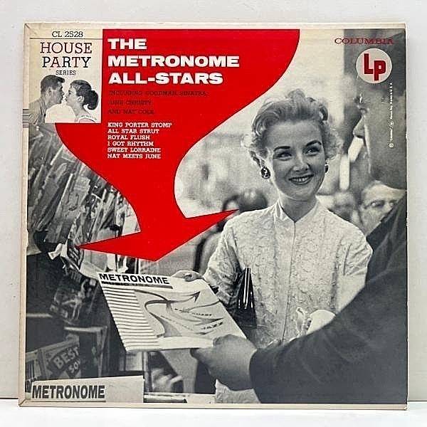レコードメイン画像：良好!! 10インチ MONO USオリジナル 6eye 深溝 METRONOME ALL STARS ('55 Columbia) June Christy & Nat King Cole / Frank Sinatra