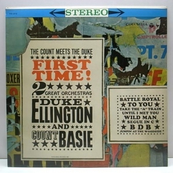 レコードメイン画像：美品!! Duke Ellington Count Basie 共演 First Time ペラ日LP