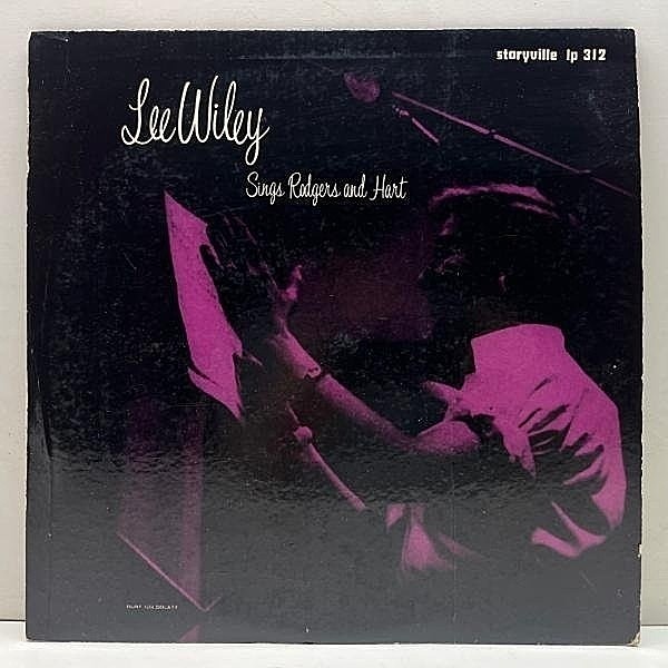 レコードメイン画像：良好!! 10インチ 原盤 USオリジナル LEE WILEY Sings Rodgers & Hart ('54 Storyville 312) FLAT 1Aマト 深溝 MONO 額縁 BURT GOLDBLATT