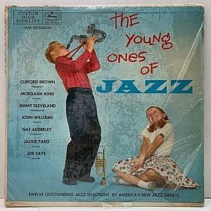 レコード画像：VARIOUS / CLIFFORD BROWN / JOHN WILLIAMS / The Young Ones Of Jazz