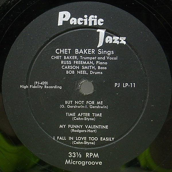 CHET BAKER / Chet Baker Sings (10) / Pacific Jazz | WAXPEND