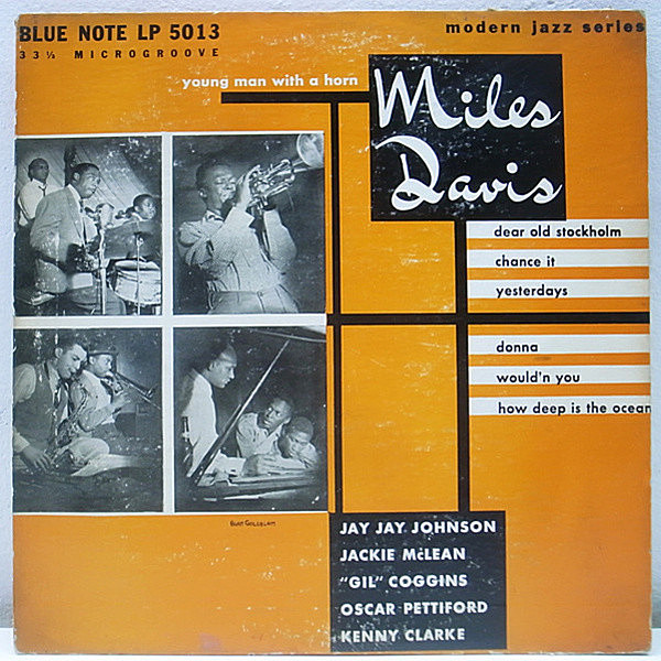 レコードメイン画像：激レア 10インチ LEX 額縁 FLAT 完全オリジナル MILES DAVIS Young Man With A Horn (Blue Note BLP 5013) 名盤！！