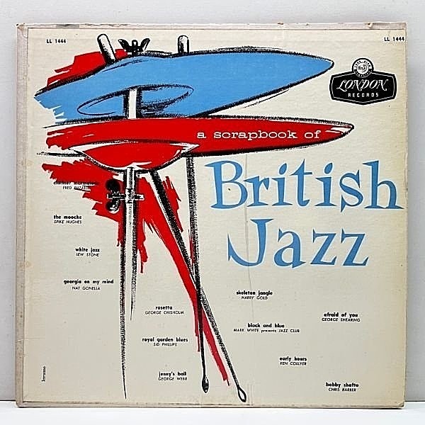 レコードメイン画像：【初期の英国アーリージャズ】FLAT 深溝 MONO オリジナル A Scrapbook Of British Jazz 1926 - 1956 || Nat Gonella, George Shearing ほか