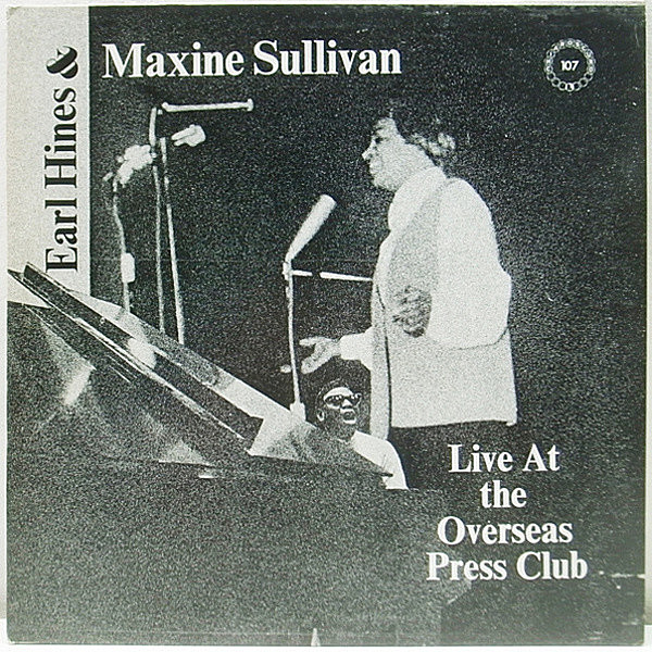 レコードメイン画像：美品 オリジナル EARL HINES & MAXINE SULLIVAN Live At The Overseas Press Club ('70 Chiaroscuro) NYスモールクラブでのデュオ作品