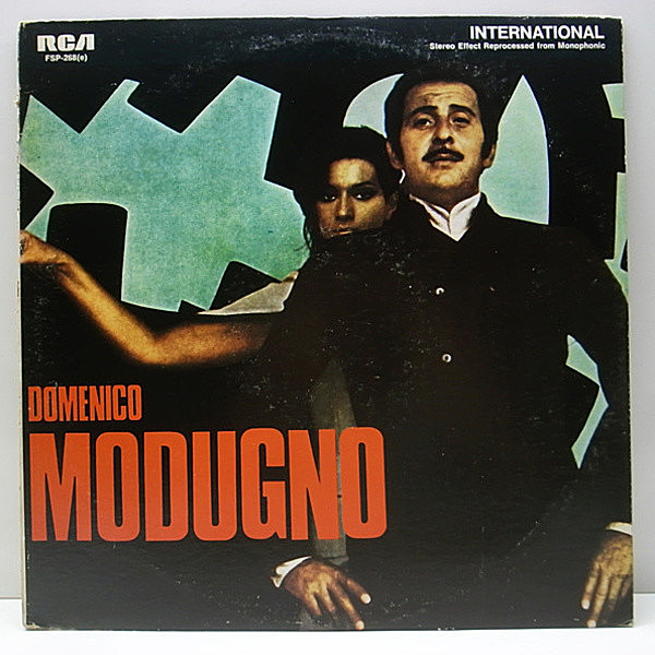 レコードメイン画像：名曲「VOLARE」原曲！美盤 オリジナル DOMENICO MODUGNO Same (RCA) 伊スウィング 熱唱ヴォーカル