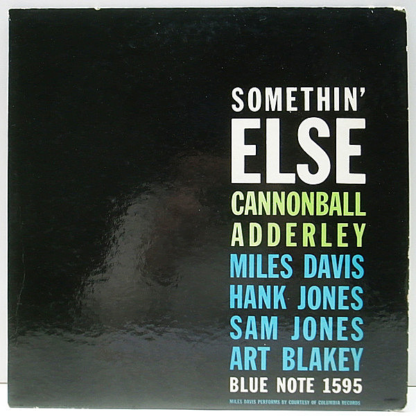 レコードメイン画像：良品!! MONO 両47WEST63rd. 両溝 CANNONBALL ADDERLEY Somethin Else (Blue Note 1595) RVG刻印 P(耳)マーク MILES DAVIS ほか