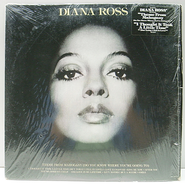 レコードメイン画像：シュリンク+ステッカー 良品!! USオリジナル DIANA ROSS Same ('76 Motown) ジャズ・スタンダード／Smile 他 DRUMBREAK ダイアナ・ロス LP