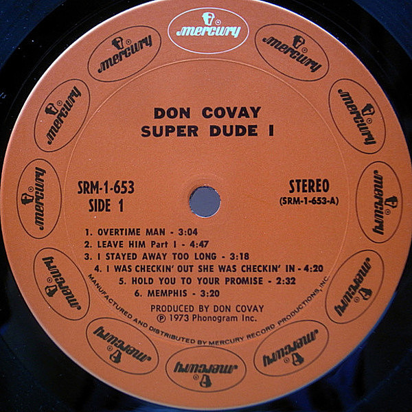 DON COVAY / SUPER DUDE I レコード LP Don Covay｜Super Dude I (LP)｜レコード通販｜vivrantdiscstore