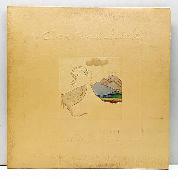 レコードメイン画像：良好!! USオリジナル【1973年表記 初版 Wマーク無し】JONI MITCHELL Court And Spark (Asylum) Larry Carlton, Tom Scott 米 初回プレス