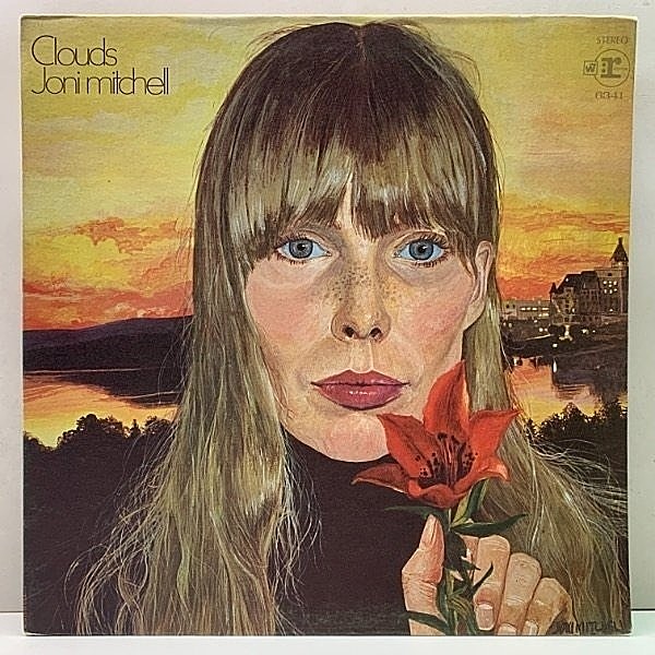 レコードメイン画像：レア!ざら紙!美ジャケット! USオリジナル 2色ラベ JONI MITCHELL Clouds ('69 Reprise) ジョニ・ミッチェル 青春の光と影 LP 米 初回プレス