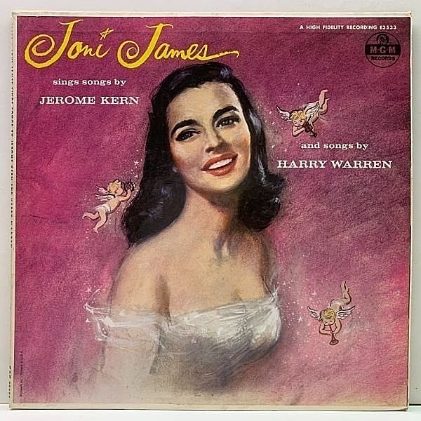 レコードメイン画像：プロモ MONO 深溝 USオリジナル JONI JAMES Sings Songs By Jerome Kern And Songs By Harry Warren ('57 MGM) ジョニ・ジェームス 名盤