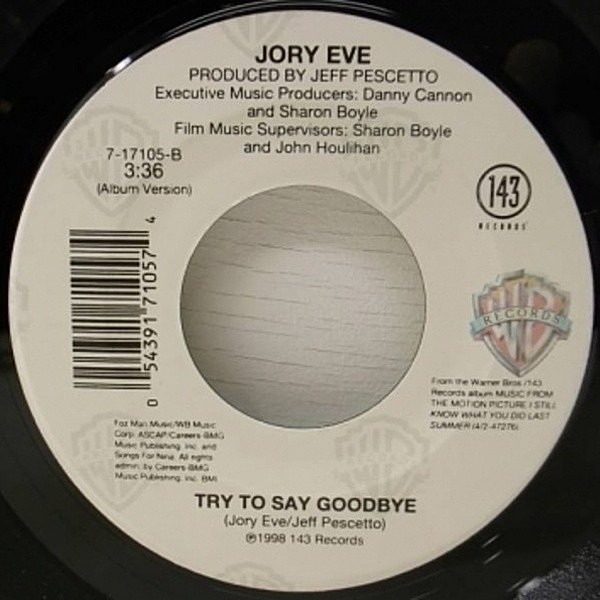 レコードメイン画像：ラヴァーズ ど直球 JORY EVE Try to Say 45 7 EP / SOULTIME推薦