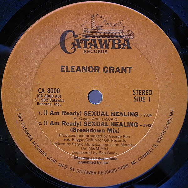 レコードメイン画像：'82年 12 オリジナル ELEANOR GRANT (I Am Ready) Sexual Healing | MARVIN GAYE カヴァー