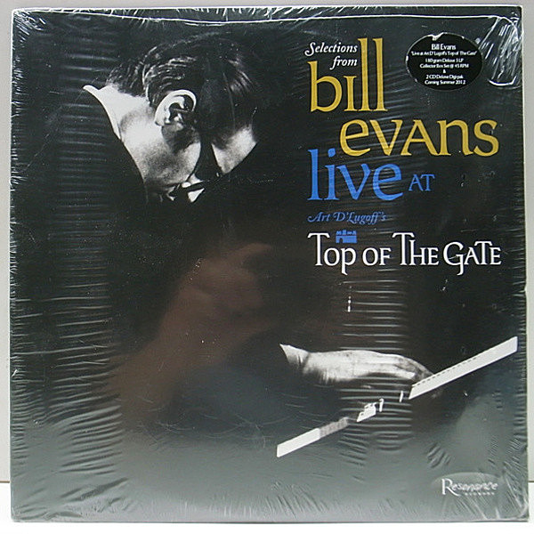 レコードメイン画像：未開封・限定 1500枚 (ナンバリング入り) 10インチ BILL EVANS Selections From Live At Art D'Lugoff's Top Of The Gate (LTD. NUMBERED)