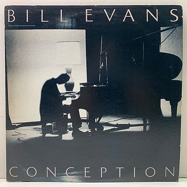 レコードメイン画像：【本LPが初出の未発表オリジナルも6曲収録】ほぼ美品!! 2LP 米プレス BILL EVANS Conception ('81 Milestone) ビル・エヴァンス
