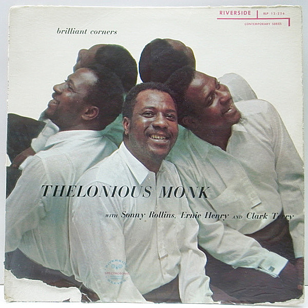 レコードメイン画像：1st 白ラベ 深溝 MONO オリジナル THELONIOUS MONK Brilliant Corners (Riverside 12-226) Sonny Rollins, Ernie Henry, Max Roach ほか