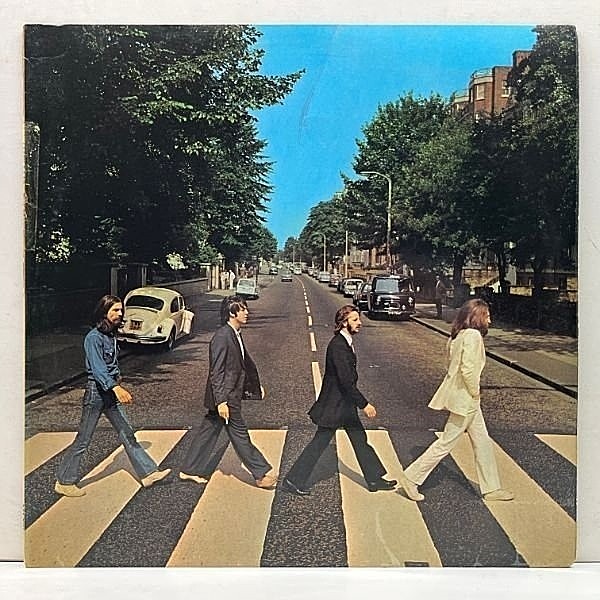 レコードメイン画像：良好!!【初回マト 2/1 HER MAJESTY無し】UKオリジナル THE BEATLES Abbey Road ('69 Apple) DARK APPLE フルコーティング 英国 初回プレス