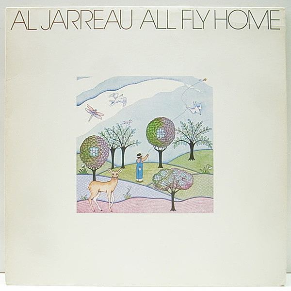 レコードメイン画像：美盤!! COLUMBIA レコードクラブ・イシュー USオリジナル AL JARREAU All Fly Home ('78 Warner) CH, Record Club Edition 名盤