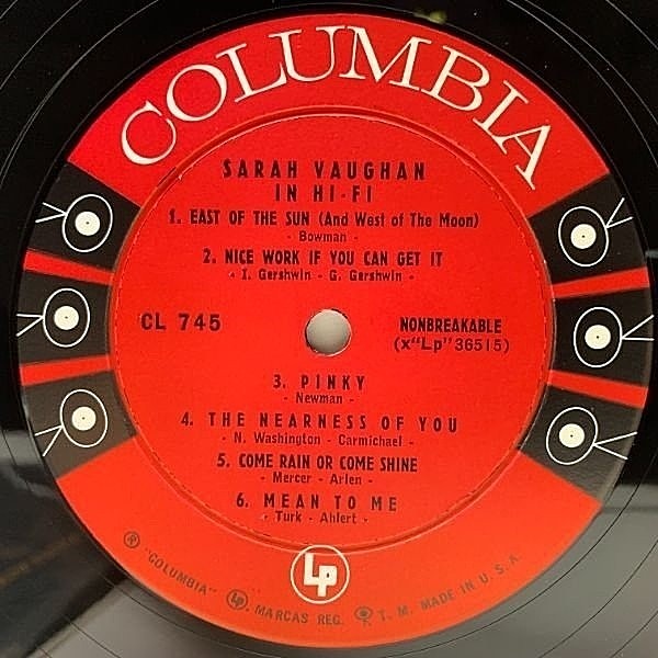 SARAH VAUGHAN / In Hi-Fi (LP) / Columbia | WAXPEND RECORDS