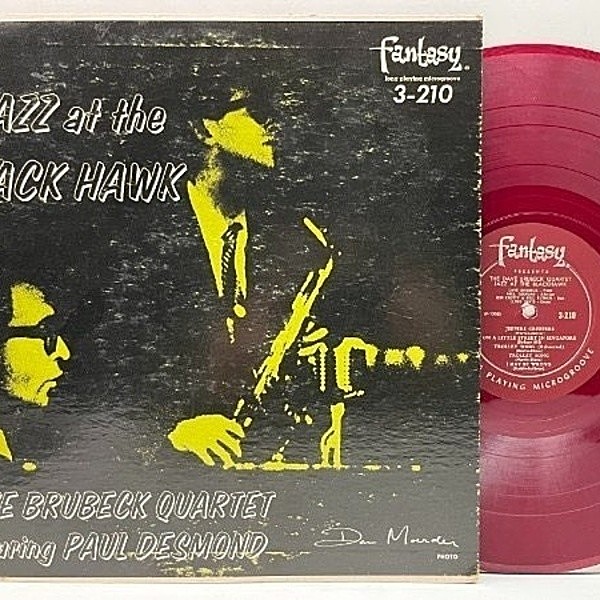 レコードメイン画像：レアな美盤!! FLAT 赤盤 MONO 深溝 USオリジナル DAVE BRUBECK QUARTET feat. PAUL DESMOND Jazz At The Blackhawk ('56 Fantasy 3-210)